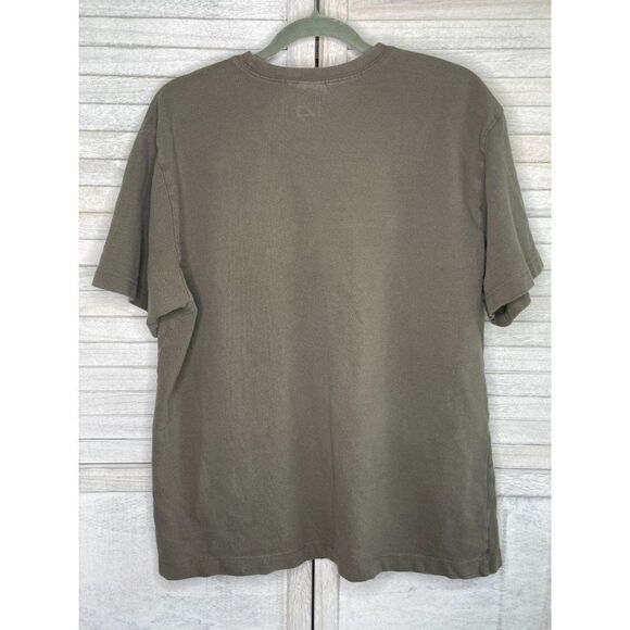 Old Navy Mens Short Sleeve Shirt Khaki Green Size XL - Picture 2 of 5